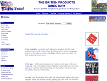 Tablet Screenshot of britishproductsdirectory.co.uk